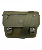 LACOSTEラコステ）の古着「スモールメッセンジャーバッグ」｜オリーブ