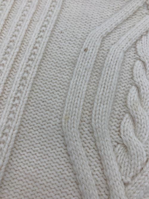 yashiki（ヤシキ）yashiki (ヤシキ) Bankan Turtle Knit ベージュ サイズ:2の古着・服飾アイテム