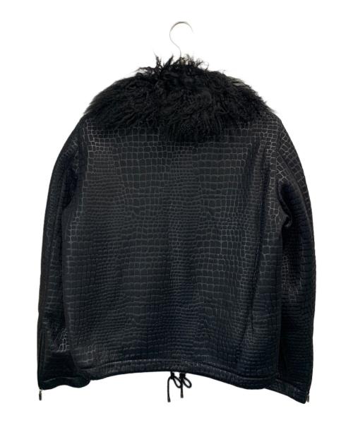 GIANFRANCO FERRE（ジャンフランコフェレ）GIANFRANCO FERRE (ジャンフランコフェレ) ジップアップジャケット ブラック サイズ:44の古着・服飾アイテム