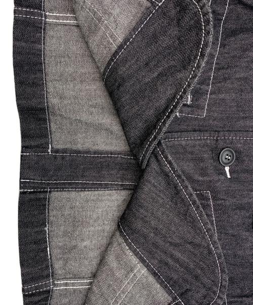 BLACK COMME des GARCONS（ブラックコムデギャルソン）BLACK COMME des GARCONS (ブラックコムデギャルソン) テーラードジャケット グレー サイズ:XSの古着・服飾アイテム