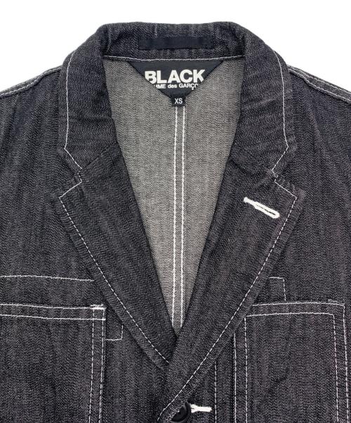 BLACK COMME des GARCONS（ブラックコムデギャルソン）BLACK COMME des GARCONS (ブラックコムデギャルソン) テーラードジャケット グレー サイズ:XSの古着・服飾アイテム