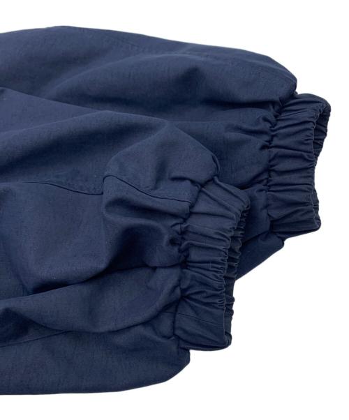 BORDERS at BALCONY（ボーダーズアットバルコニー）BORDERS at BALCONY (ボーダーズアットバルコニー) ボリュームスリーブ ライナー付き ショートコート ネイビー サイズ:36の古着・服飾アイテム