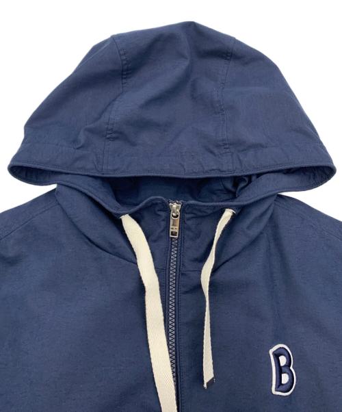 BORDERS at BALCONY（ボーダーズアットバルコニー）BORDERS at BALCONY (ボーダーズアットバルコニー) ボリュームスリーブ ライナー付き ショートコート ネイビー サイズ:36の古着・服飾アイテム