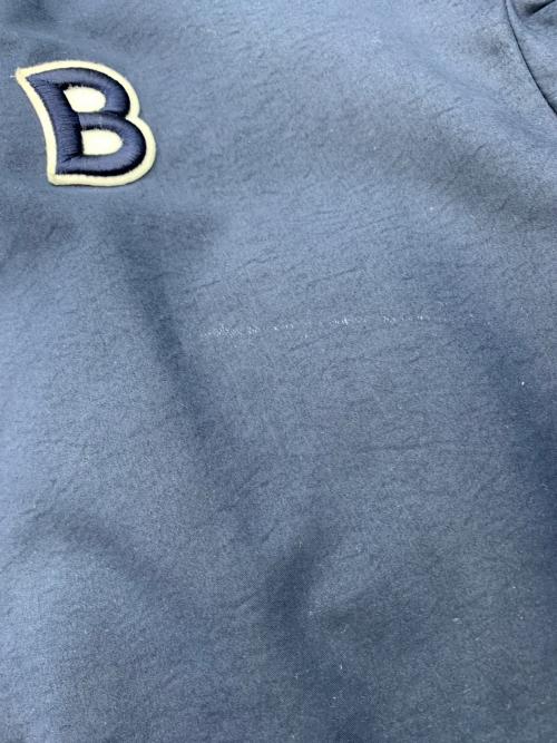 BORDERS at BALCONY（ボーダーズアットバルコニー）BORDERS at BALCONY (ボーダーズアットバルコニー) ボリュームスリーブ ライナー付き ショートコート ネイビー サイズ:36の古着・服飾アイテム