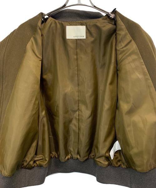 uncrave（アンクレイヴ）uncrave (アンクレイヴ) ブルゾン オリーブ サイズ:2の古着・服飾アイテム