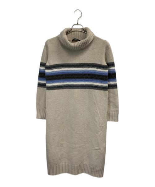 Max Mara WEEK END LINE（マックスマーラ ウイークエンドライン）Max Mara WEEK END LINE (マックスマーラ ウイークエンドライン) ニットワンピース ベージュ サイズ:USA Sの古着・服飾アイテム