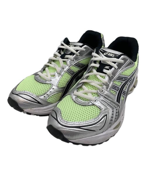 asics（アシックス）asics (アシックス) GEL-KAYANO 14 シルバー×グリーン サイズ:27cmの古着・服飾アイテム