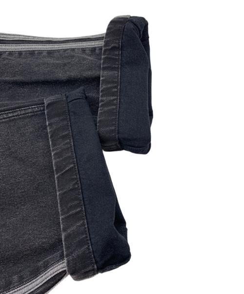 adidas（アディダス）adidas (アディダス) アディカラー デニム ファイヤーバードパンツ ブラック サイズ:W33の古着・服飾アイテム