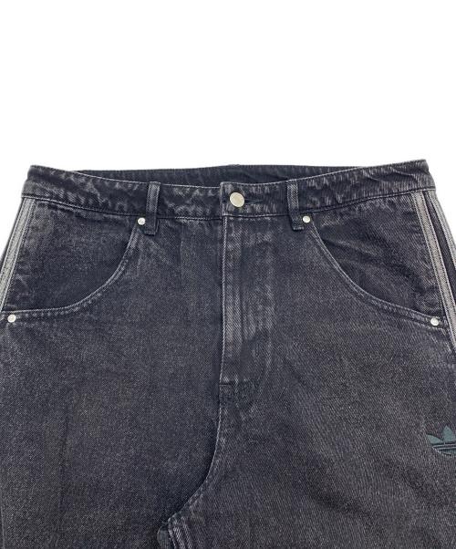 adidas（アディダス）adidas (アディダス) アディカラー デニム ファイヤーバードパンツ ブラック サイズ:W33の古着・服飾アイテム