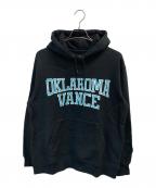 AVIREXアヴィレックス）の古着「PULL PARKA FORCE BASE/プルパーカー フォースベース」｜ブラック