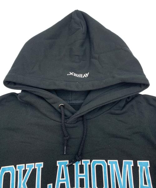 AVIREX（アヴィレックス）AVIREX (アヴィレックス) PULL PARKA FORCE BASE/プルパーカー フォースベース ブラック サイズ:Mの古着・服飾アイテム