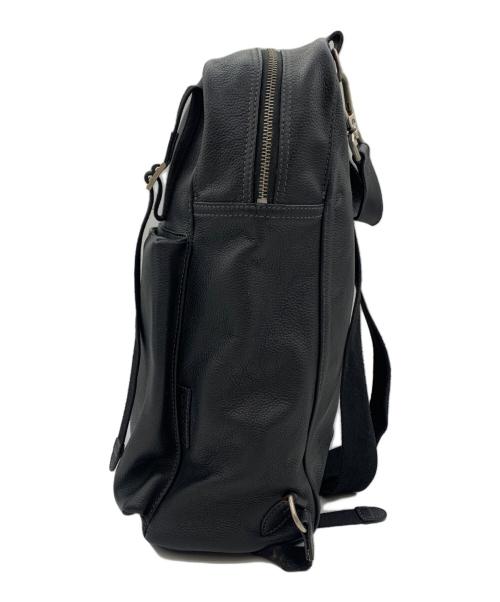 Daniel&Bob（ダニエル＆ボブ）Daniel&Bob (ダニエル＆ボブ) オールレザー リュック バックパック ブラックの古着・服飾アイテム