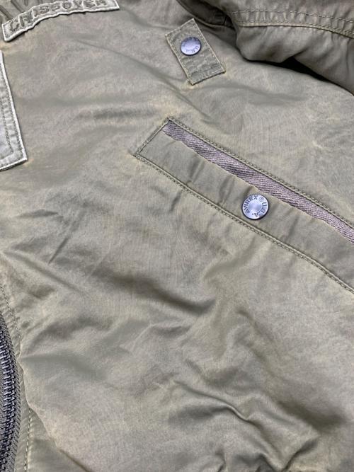 AVIREX（アヴィレックス）AVIREX (アヴィレックス) CROSSOVER FADED MA-1 オリーブ サイズ:Mの古着・服飾アイテム