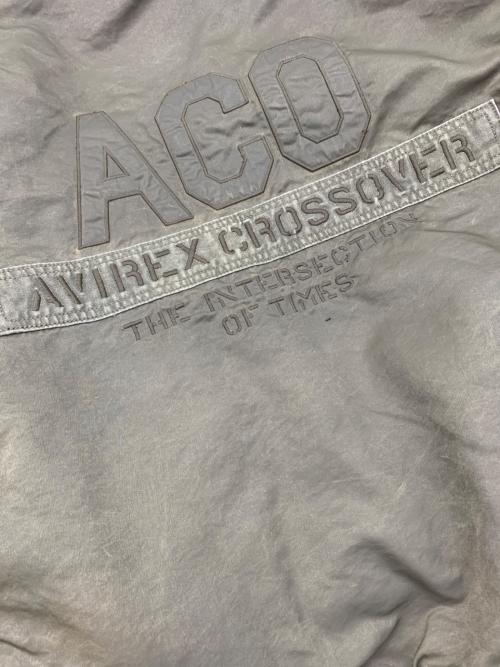 AVIREX（アヴィレックス）AVIREX (アヴィレックス) CROSSOVER FADED MA-1 オリーブ サイズ:Mの古着・服飾アイテム
