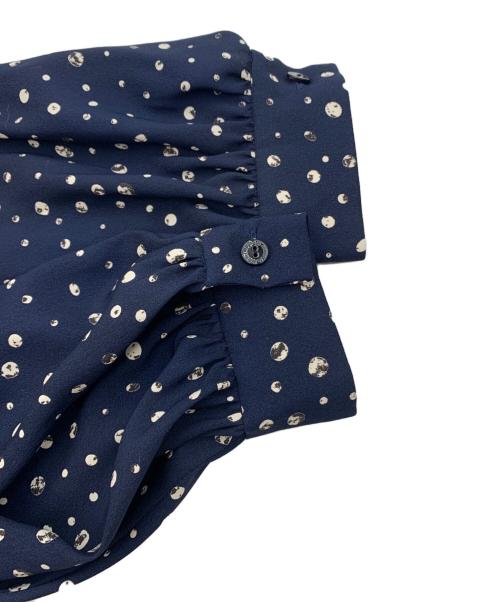 MACKINTOSH LONDON（マッキントッシュ ロンドン）MACKINTOSH LONDON (マッキントッシュ ロンドン) 長袖ワンピース ネイビー サイズ:38の古着・服飾アイテム