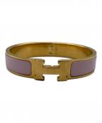 HERMESエルメス）の古着「クリック・クラックH」｜ピンク×ゴールド