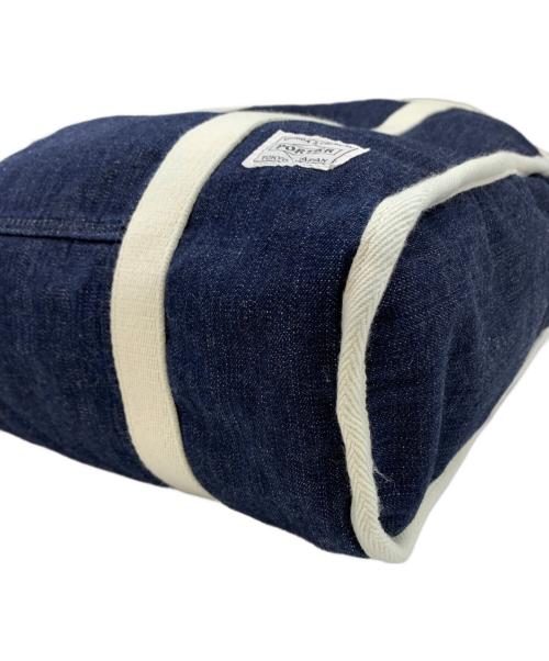 PORTER（ポーター）PORTER (ポーター) リバーシブル トートバッグ インディゴの古着・服飾アイテム