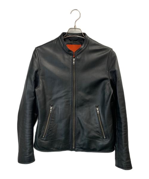 ROSSO（ロッソ）ROSSO (ロッソ) レザージャケット ブラック サイズ:Mの古着・服飾アイテム