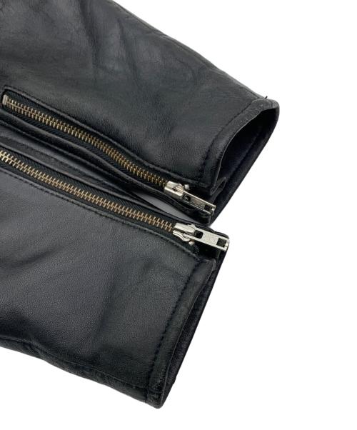 ROSSO（ロッソ）ROSSO (ロッソ) レザージャケット ブラック サイズ:Mの古着・服飾アイテム