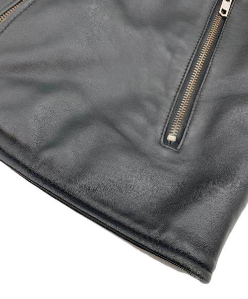 ROSSO（ロッソ）ROSSO (ロッソ) レザージャケット ブラック サイズ:Mの古着・服飾アイテム