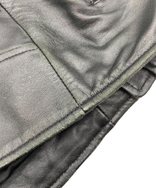 ROSSO（ロッソ）ROSSO (ロッソ) レザージャケット ブラック サイズ:Mの古着・服飾アイテム