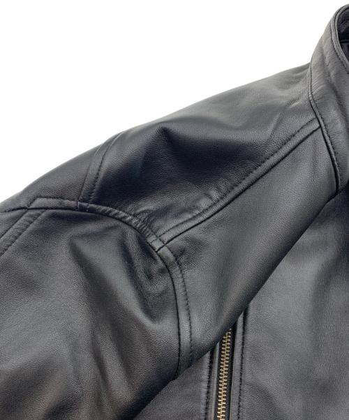 ROSSO（ロッソ）ROSSO (ロッソ) レザージャケット ブラック サイズ:Mの古着・服飾アイテム