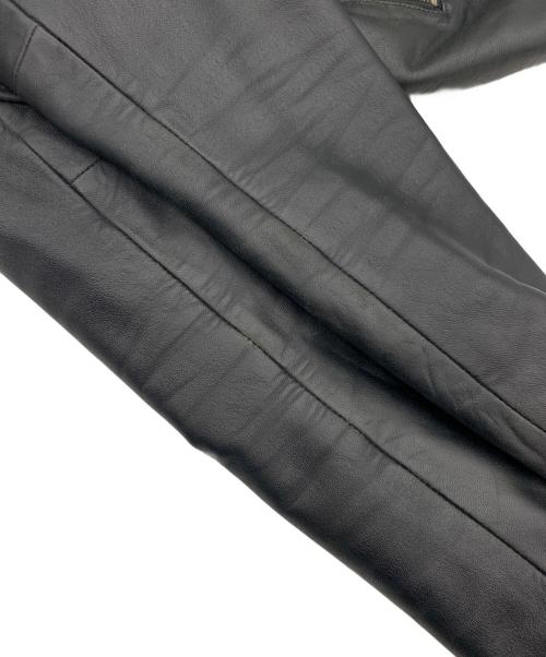 ROSSO（ロッソ）ROSSO (ロッソ) レザージャケット ブラック サイズ:Mの古着・服飾アイテム