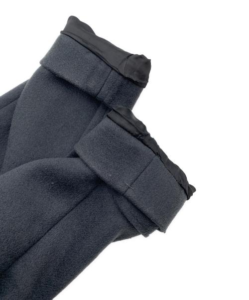 green label relaxing（グリーンレーベルリラクシング）green label relaxing (グリーンレーベルリラクシング) S100 ショートビーバー スタンドカラーコート グレー サイズ:Lの古着・服飾アイテム