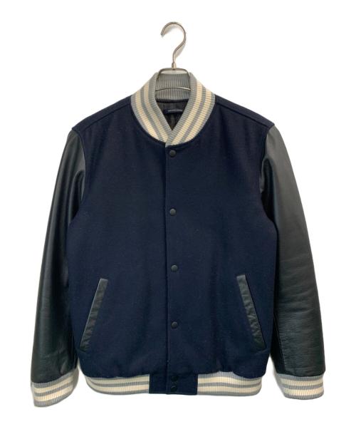 URBAN RESEARCH DOORS（アーバンリサーチドアーズ）URBAN RESEARCH DOORS (アーバンリサーチドアーズ) スタジャン ブラック×ネイビー サイズ:40の古着・服飾アイテム