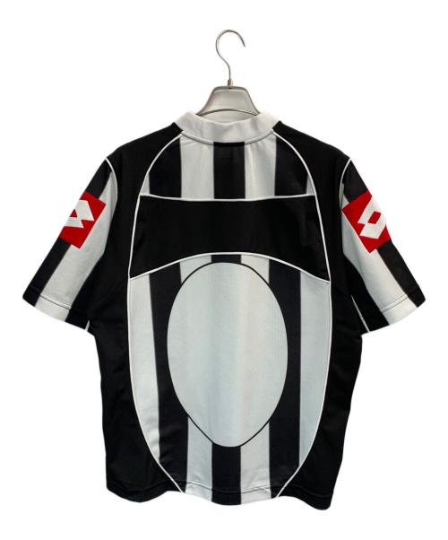 LOTTO（ロット）LOTTO (ロット) ユベントス ユニフォーム ホワイト×ブラック サイズ:Lの古着・服飾アイテム