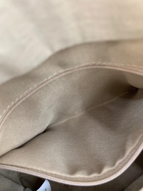 Beaure（ビュレ）Beaure (ビュレ) カウレザー バンブー ハンドル バケット BAG ベージュの古着・服飾アイテム