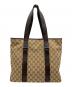 GUCCI (グッチ) トートバッグ ブラウン×ベージュ：18000円