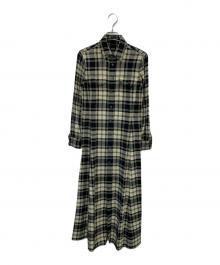 POLO RALPH LAUREN（ポロ・ラルフローレン）の古着「長袖ワンピース」｜ブラック×ベージュ