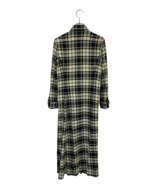 POLO RALPH LAUREN（ポロ・ラルフローレン）POLO RALPH LAUREN (ポロ・ラルフローレン) 長袖ワンピース ブラック×ベージュの古着・服飾アイテム