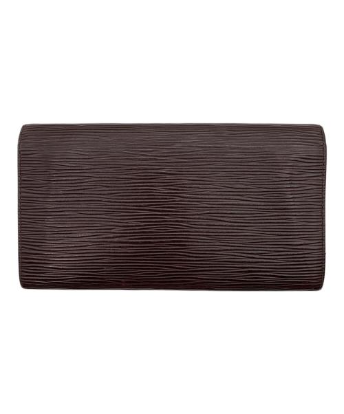 LOUIS VUITTON（ルイ ヴィトン）LOUIS VUITTON (ルイ ヴィトン) ポシェット・ポルトモネカルトクレディ ダークブラウンの古着・服飾アイテム