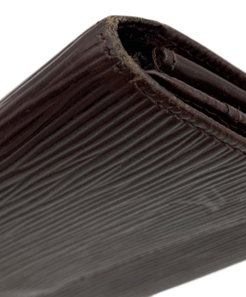 LOUIS VUITTON（ルイ ヴィトン）LOUIS VUITTON (ルイ ヴィトン) ポシェット・ポルトモネカルトクレディ ダークブラウンの古着・服飾アイテム