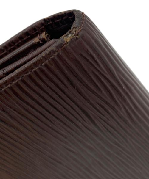 LOUIS VUITTON（ルイ ヴィトン）LOUIS VUITTON (ルイ ヴィトン) ポシェット・ポルトモネカルトクレディ ダークブラウンの古着・服飾アイテム