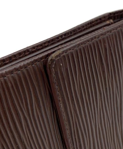 LOUIS VUITTON（ルイ ヴィトン）LOUIS VUITTON (ルイ ヴィトン) ポシェット・ポルトモネカルトクレディ ダークブラウンの古着・服飾アイテム