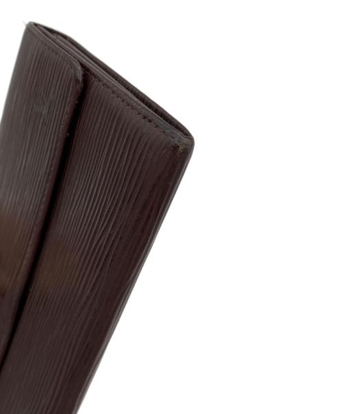 LOUIS VUITTON（ルイ ヴィトン）LOUIS VUITTON (ルイ ヴィトン) ポシェット・ポルトモネカルトクレディ ダークブラウンの古着・服飾アイテム