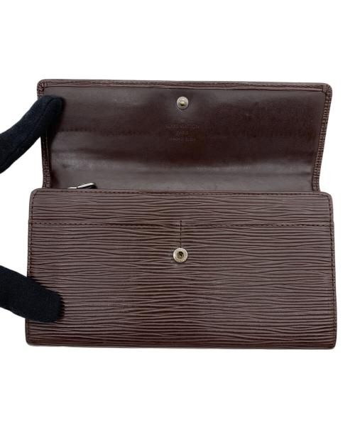 LOUIS VUITTON（ルイ ヴィトン）LOUIS VUITTON (ルイ ヴィトン) ポシェット・ポルトモネカルトクレディ ダークブラウンの古着・服飾アイテム