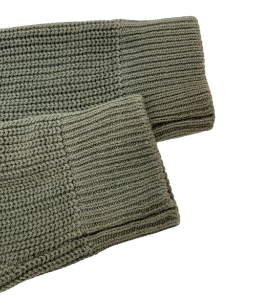 AVIREX（アヴィレックス）AVIREX (アヴィレックス) ドライバーズニット オリーブ サイズ:Lの古着・服飾アイテム