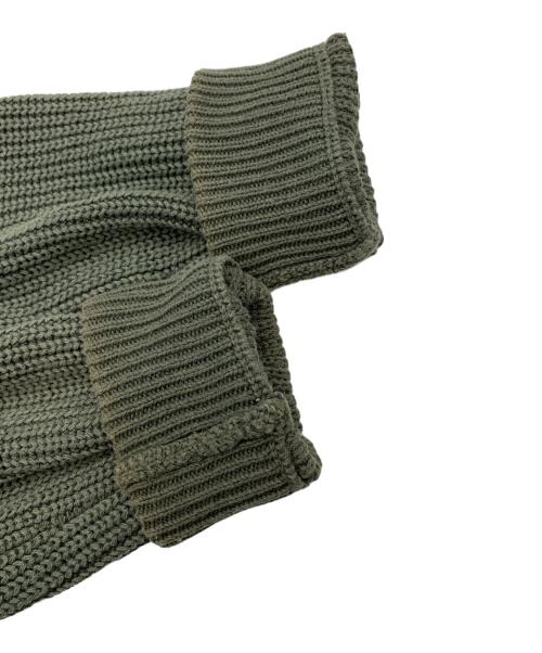 AVIREX（アヴィレックス）AVIREX (アヴィレックス) ドライバーズニット オリーブ サイズ:Lの古着・服飾アイテム