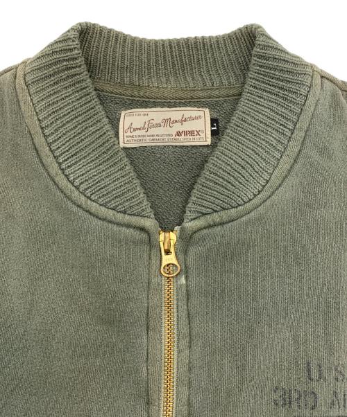 AVIREX（アヴィレックス）AVIREX (アヴィレックス) ドライバーズニット オリーブ サイズ:Lの古着・服飾アイテム