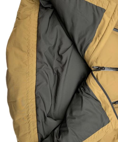 CAMP 7（キャンプ７）CAMP 7 (キャンプ７) アクティブフードダウンジャケット ベージュ サイズ:Lの古着・服飾アイテム