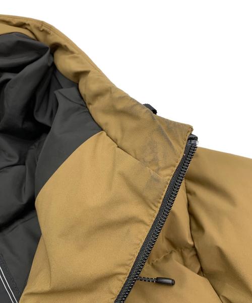 CAMP 7（キャンプ７）CAMP 7 (キャンプ７) アクティブフードダウンジャケット ベージュ サイズ:Lの古着・服飾アイテム