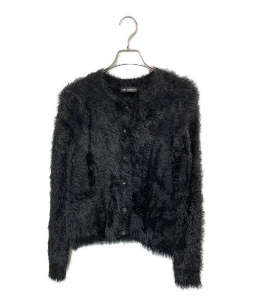 MARY QUANT（マリークヮント）MARY QUANT (マリークヮント) 薄手カーディガン ブラック サイズ:Mの古着・服飾アイテム