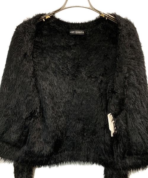 MARY QUANT（マリークヮント）MARY QUANT (マリークヮント) 薄手カーディガン ブラック サイズ:Mの古着・服飾アイテム