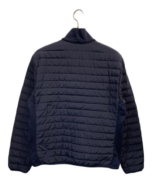 LACOSTE（ラコステ）LACOSTE (ラコステ) リブニットスタンドカラーダウンジャケット ネイビー サイズ:M/Lの古着・服飾アイテム