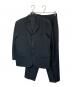 COMME des GARCONS HOMME（コムデギャルソン オム）の古着「ウールギャバジン4Bセットアップスーツ」｜ブラック