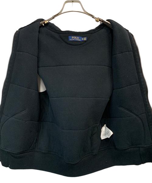 POLO RALPH LAUREN（ポロ・ラルフローレン）POLO RALPH LAUREN (ポロ・ラルフローレン) 中綿ベスト ブラック サイズ:XSの古着・服飾アイテム